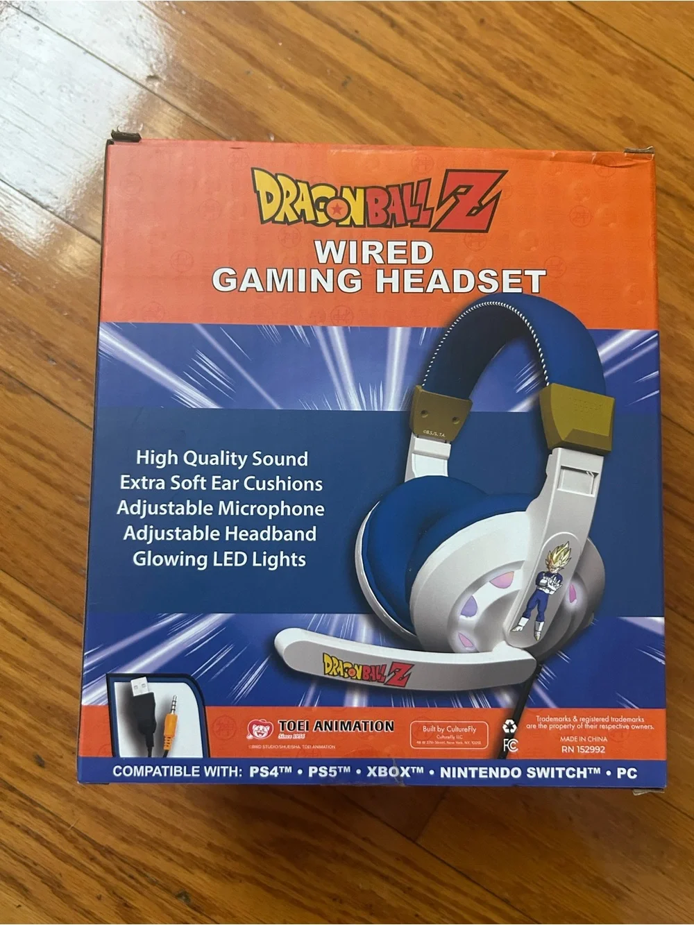 Limited Edition Dragonball Z Wired Gaming Headset
